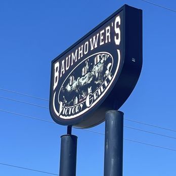 Baumhower's Victory Grille - Sign - Chicken Wings Near Me - Montgomery, Alabama Baumhower's Victory Grille - Sign - Chicken Wings Near Me - Montgomery, Alabama
