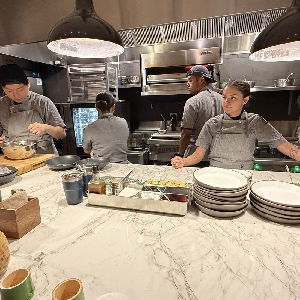 SHIA - Kitchen area! They serve the first course here - Korean Near Me - Washington, DC, District of Columbia