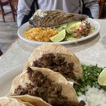 El Jinete Mexican Restaurant - Steak Tacos and fried Tilapia plate - Mexican Near Me - Jefferson, Georgia El Jinete Mexican Restaurant - Steak Tacos and fried Tilapia plate - Mexican Near Me - Jefferson, Georgia