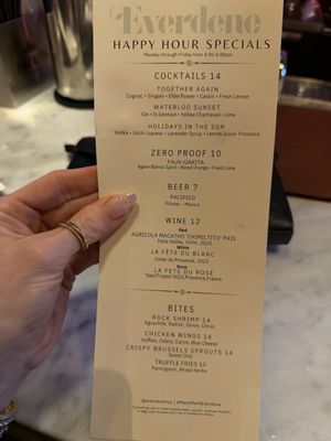Menu photo 2 Everdene New York, NY