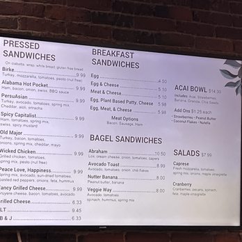 Brew'd Awakening Coffeehaus - Menu 3 - Coffee & Tea Near Me - Lowell, Massachusetts