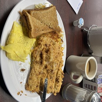 254 Cafe - Tenderloin breakfast with coffee - American Near Me - Wheatland, Missouri