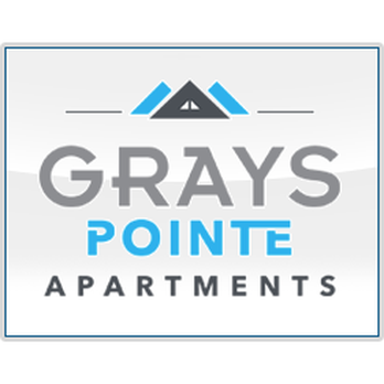 Grays Pointe Apartments - Grays Pointe Apartments logo featuring a stylized blue-and-gray roofline above the GRAYS POINTE APARTMENTS wordmark, represen... - Apartments Near Me - Grayslake, Illinois Grays Pointe Apartments - Grays Pointe Apartments logo featuring a stylized blue-and-gray roofline above the GRAYS POINTE APARTMENTS wordmark, represen... - Apartments Near Me - Grayslake, Illinois