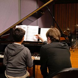 OC Music & Dance - Instructor Nathan Lewis  teaches a private piano lesson