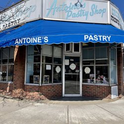 Antoine's Pastry Shop - The Exterior of Antoine's Pastry Shop in the Old School Nonantum Italian section of Newton. French, Italian & American desserts since 1954.