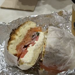 Classic Salmon Sandwich Breakfast Classic Salmon Sandwich Breakfast