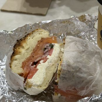 Madman Espresso - Classic Salmon Sandwich Breakfast - Bagels Near Me - New York, New York Madman Espresso - Classic Salmon Sandwich Breakfast - Bagels Near Me - New York, New York