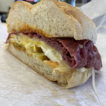 On A Roll Deli - 3 Alarm Breakfast Sandwich- 1 egg, hot peppers, pepper jack cheese, hot sauce, and meat HR (I went with pastrami). - Delis Near Me - Highland, New York On A Roll Deli - 3 Alarm Breakfast Sandwich- 1 egg, hot peppers, pepper jack cheese, hot sauce, and meat HR (I went with pastrami). - Delis Near Me - Highland, New York
