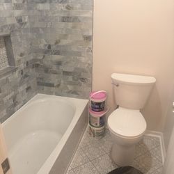 Brighter Beginnings - Full remodeled bathroom.