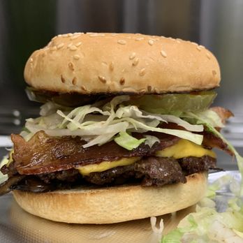 Brady's Brats & Burgers - Baby Bacon Cheeseburger - Burgers Near Me - Sandy, Oregon Brady's Brats & Burgers - Baby Bacon Cheeseburger - Burgers Near Me - Sandy, Oregon