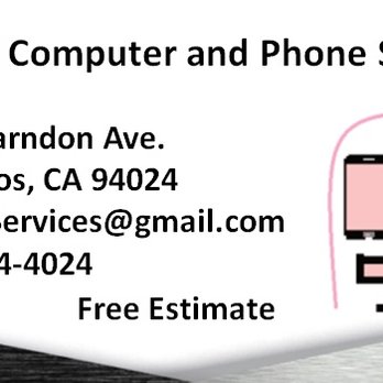 Pink Computer And IT Services - Business card - IT Services & Computer Repair Near Me