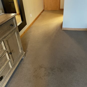 Destination Geneva National - Staining on carpet. This wasn't the only area. - Golf Near Me - Lake Geneva, Wisconsin