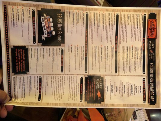 Menu photo 2 Crafthouse Stage & Grill Pittsburgh, PA