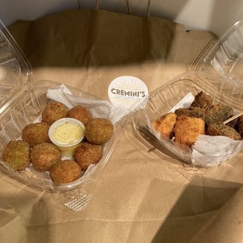 Cremini's - Aperitivo & Kitchen - Olive all'ascolana & Cremini (crema e cioccolato) - Italian Near Me - Brooklyn, New York Cremini's - Aperitivo & Kitchen - Olive all'ascolana & Cremini (crema e cioccolato) - Italian Near Me - Brooklyn, New York