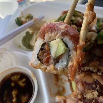 Quick Sushi - Not the prettiest after driving around, but flavors are good (climax roll) - Sushi Bars Near Me - Rohnert Park, California