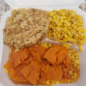 Kook’n with Kim - Turkey dressing, corn and yams. - Southern Near Me - Orlando, Florida Kook’n with Kim - Turkey dressing, corn and yams. - Southern Near Me - Orlando, Florida
