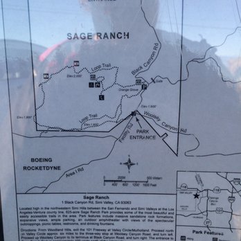 Sage Ranch Park - Map - Hiking Near Me - Simi Valley, California