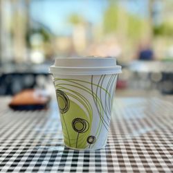 Mademoiselle Paris - A cup of coffee served alfresco.