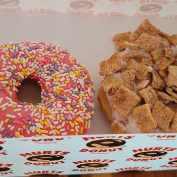 Hurts Donut - Homer donut and cinnamon toast crunch donut - Donuts Near Me - Tempe, Arizona