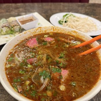 Pho Vietnam - Bun Bo Hue Tai Dap - spicy beef noodle Bbq chicken spring rolls - Vietnamese Near Me - Santa Rosa, California Pho Vietnam - Bun Bo Hue Tai Dap - spicy beef noodle Bbq chicken spring rolls - Vietnamese Near Me - Santa Rosa, California