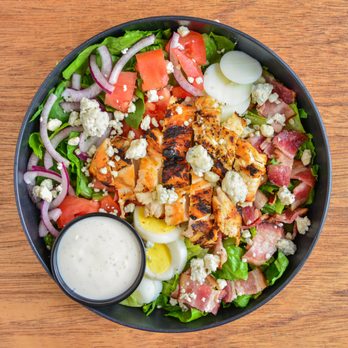 Flatrock Fallen Timbers - Made to order Cobb Salad with local ingredients - Burgers Near Me - Maumee, Ohio Flatrock Fallen Timbers - Made to order Cobb Salad with local ingredients - Burgers Near Me - Maumee, Ohio