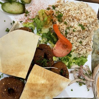 Hala Cafe - 11. Falafel Platter - Mediterranean Near Me - Euless, Texas