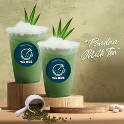 Tea Mug Boba - House made "Pandan Milk Tea"