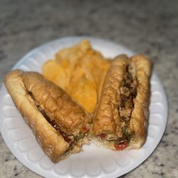 Philly G Steaks - 2. Chicken Cheesesteak with sour cream and cheddar ruffles