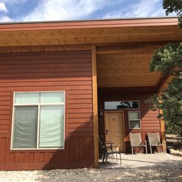 The outside of our bungalow! The outside of our bungalow!