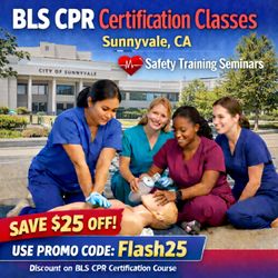 Safety Training Seminars - BLS CPR Renewal Training in Sunnyvale