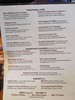 Menu photo 2 Dargan's Irish Pub & Restaurant Santa Barbara, CA Menu photo 2 Dargan's Irish Pub & Restaurant Santa Barbara, CA