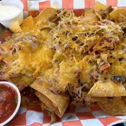 Red Pig Inn - Pulled pork nachos appetizer