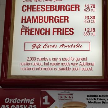 In-N-Out Burger - Menu - Burgers Near Me - Frisco, Texas