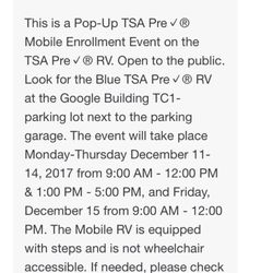 TSA Precheck Enrollment Center