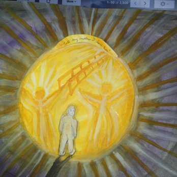 Creative Communications Circuit - a painting I did from a reading of a client's son passing over. - Psychic Mediums Near Me - Sedona, Arizona