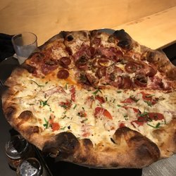 Fiamma Pizza - Large Half and half Meatlover and Dungeness Crab