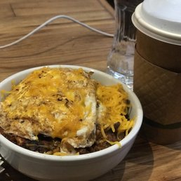Jerk chicken breakfast bowl