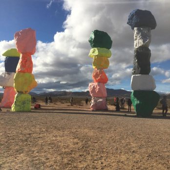 Seven Magic Mountains - The exhibit - Public Art Near Me - Las Vegas, Nevada