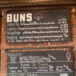 Buns Burgers - Menu