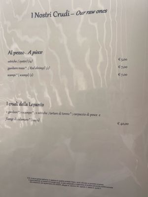Menu photo 3 La Lepanto Alghero, SS