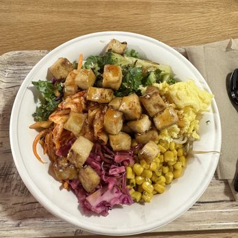 BIBIBOP Asian Grill - TOFU BOWL TERIYAKI - Salad Near Me - Cary, North Carolina BIBIBOP Asian Grill - TOFU BOWL TERIYAKI - Salad Near Me - Cary, North Carolina
