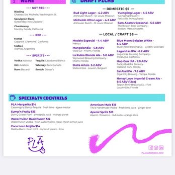 Play Sporting Lounge - This photo on their website says eight dollars for specialty happy hour drinks. - Sports Bars Near Me - Hollywood, Florida Play Sporting Lounge - This photo on their website says eight dollars for specialty happy hour drinks. - Sports Bars Near Me - Hollywood, Florida