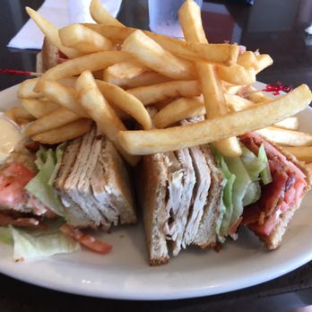 New Holiday Diner - Turkey club, fries and slaw $12.95. - Diners Near Me - Danbury, Connecticut New Holiday Diner - Turkey club, fries and slaw $12.95. - Diners Near Me - Danbury, Connecticut