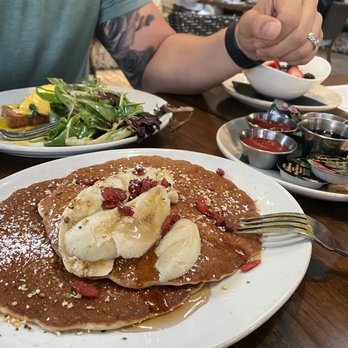 Ollo - Oatmeal pancake - New American Near Me - Malibu, California Ollo - Oatmeal pancake - New American Near Me - Malibu, California