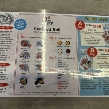 Boiling Boys - Menu 1/2 - Cajun/Creole Near Me - Palisades Park, New Jersey Boiling Boys - Menu 1/2 - Cajun/Creole Near Me - Palisades Park, New Jersey