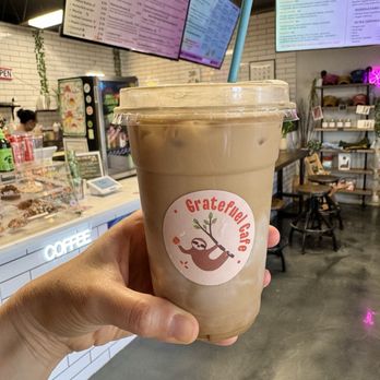Gratefuel Cafe - Chagaccino $7.95 - Yoga Near Me - Fort Lauderdale, Florida