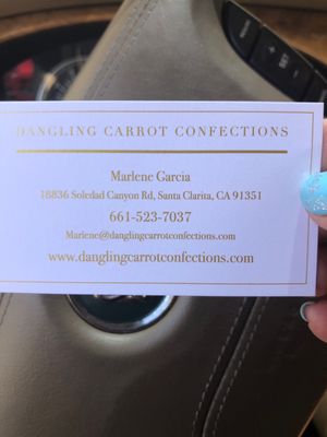 Menu photo 2 Dangling Carrot Confections Santa Clarita, CA