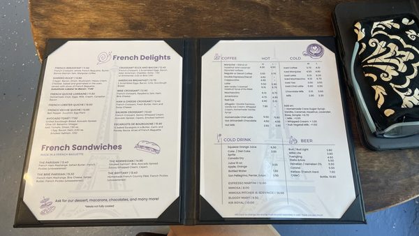 Menu photo 1 Marquise Cafe Treasure Island, FL