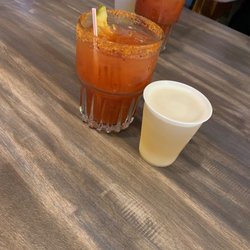 The Hutt Bar & Grill - Bloody Mary with a beer shooter