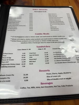Menu photo 3 Neal's Cafe Springdale, AR